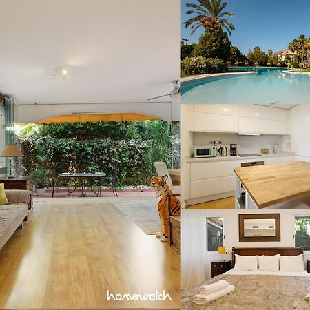 Ground Floor Holiday Apartment With Terrace And Pool In Puerto Banus, Marbella Esterno foto