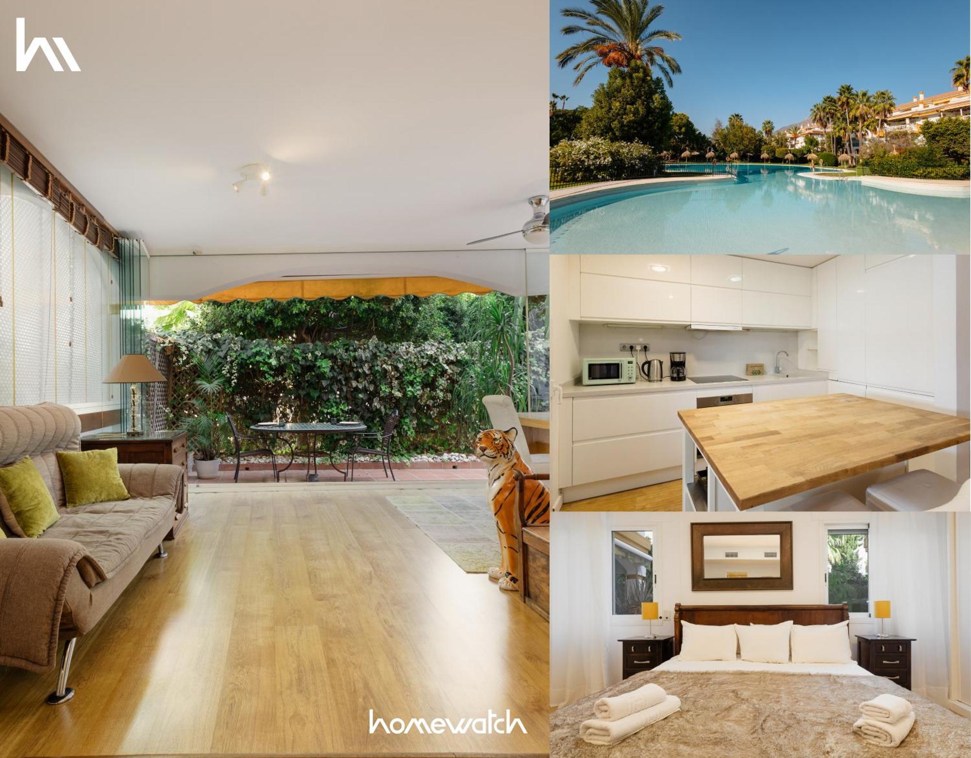 Ground Floor Holiday Apartment With Terrace And Pool In Puerto Banus, Marbella Esterno foto